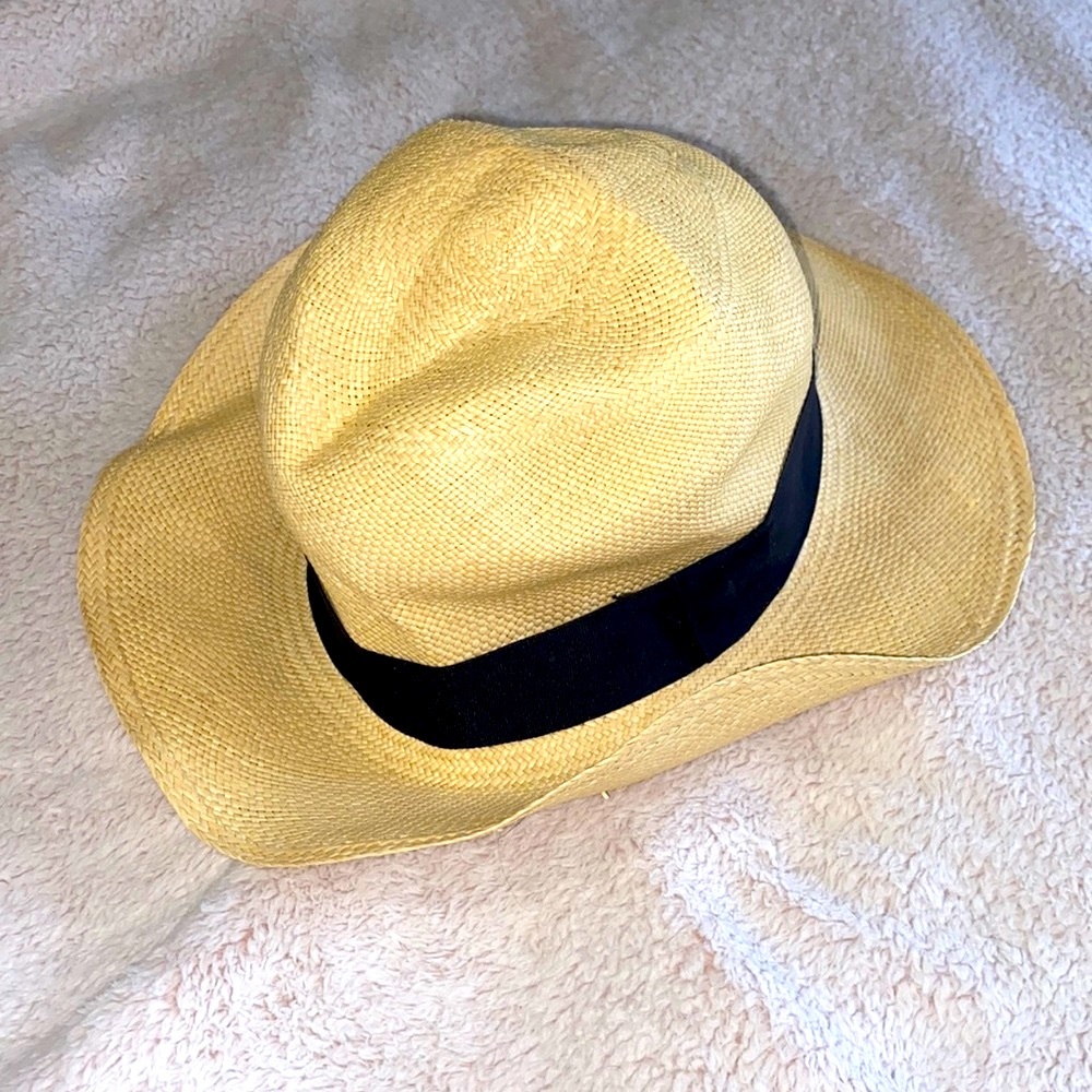 Beach Hat JCREW genuine Panama hat . Gently worn.